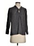 Rebecca Taylor Gray 3/4 Sleeve Silk Top Size 2 - photo 1