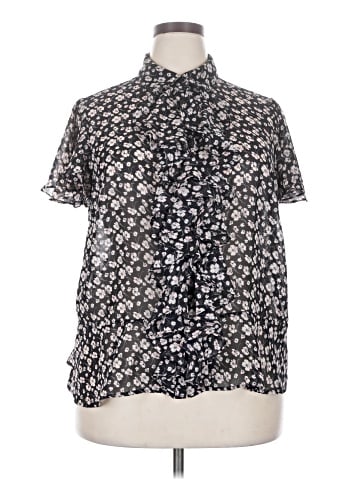 Chaps Short Sleeve Blouse (view 1)