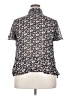 Chaps Floral Black Short Sleeve Blouse Size 2X - photo 2