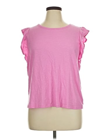 a.n.a. A New Approach Sleeveless T-Shirt (view 1)