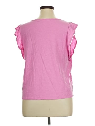 a.n.a. A New Approach Sleeveless T-Shirt (view 2)