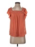 J by Joie 100% Polyester Orange Short Sleeve Blouse Size XS - photo 1