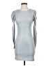 Divided by H&M Solid Gray Cocktail Dress Size S - photo 1