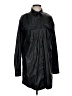 Nasty Gal Inc. 100% Polyurethane Black Raincoat Size 2 - photo 1