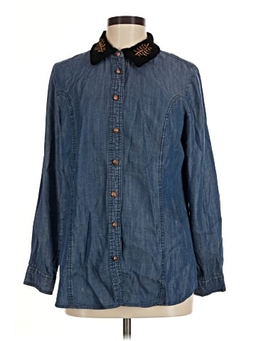 Soft Surroundings Long Sleeve Button-Down Shirt (view 1)