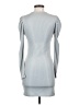 Divided by H&M Solid Gray Cocktail Dress Size S - photo 2