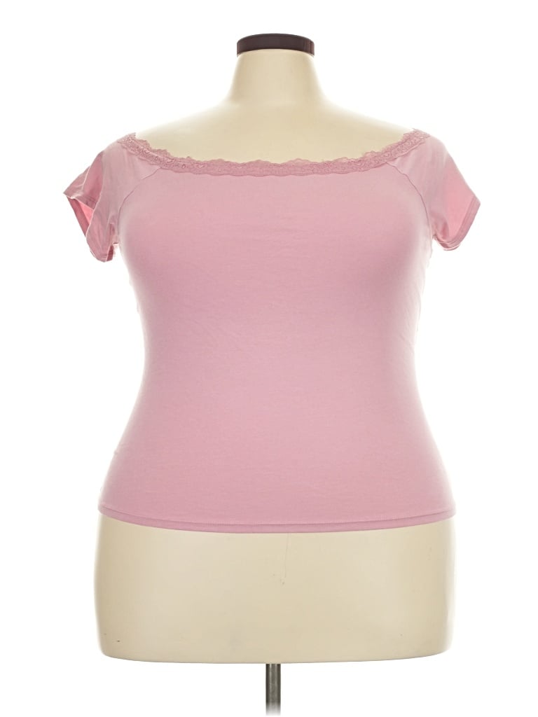 Pre-owned Old Navy Short Sleeve T-shirt In Pink