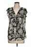 Eclair Gray Short Sleeve Blouse Size L - photo 1