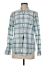 Vineyard Vines Plaid Teal Long Sleeve Button-Down Shirt Size 8 - photo 1