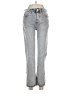 Kensie Chevron-herringbone Gray Jeans Size 8 - photo 1