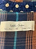 Isabella Sinclair Plaid Brown Long Sleeve Blouse Size XS - photo 7