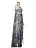 Assorted Brands Paisley Silver Cocktail Dress Size M - photo 4
