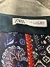 Zara 100% Polyester Paisley Blue Casual Dress Size S - photo 7