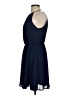 Lush 100% Polyester Solid Blue Casual Dress Size S - photo 5