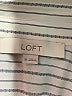 Ann Taylor LOFT Stripes Ivory Long Sleeve Blouse Size XS - photo 7