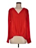 Chelsea28 100% Polyester Red Long Sleeve Blouse Size M - photo 1