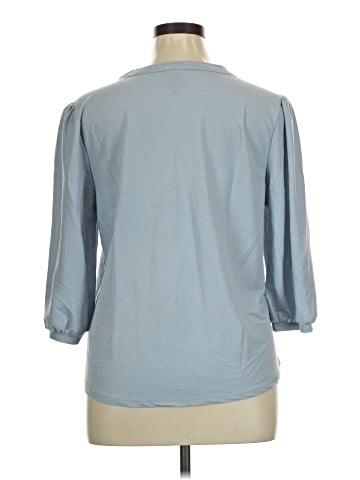 Bobeau 3/4 Sleeve Blouse (view 2)