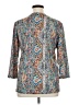 Lomon Paisley Teal 3/4 Sleeve Blouse Size XL - photo 2