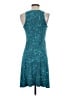 Athleta Paisley Teal Cocktail Dress Size S - photo 2