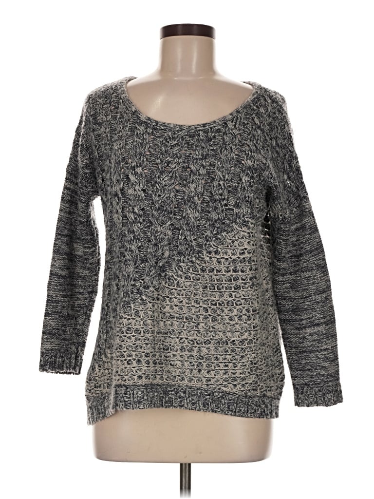 Pre-owned Lucky Brand Pullover Sweater In Gray