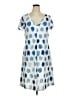 NORACORA 100% Polyester Print Blue Casual Dress Size XL - photo 1