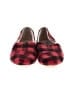 TOMS 100% Polyester Plaid Red Flats Size 9 - photo 2