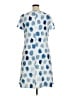 NORACORA 100% Polyester Print Blue Casual Dress Size XL - photo 2