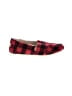 TOMS 100% Polyester Plaid Red Flats Size 9 - photo 1