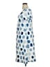 NORACORA 100% Polyester Print Blue Casual Dress Size XL - photo 5