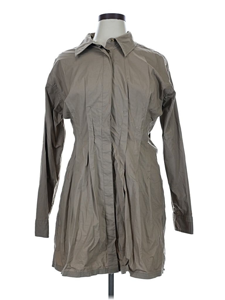Pre-owned Pilcro Casual Dress In Gray