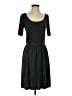 Bordeaux Chevron-herringbone Gray Casual Dress Size S - photo 1