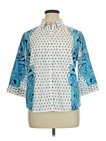 Chico's 3/4 Sleeve Blouse (view 1)