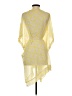 Diane von Furstenberg 100% Silk Yellow Kimono Size P (petite) - photo 2