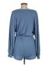 Blue Blush Solid Blue Romper Size S - photo 2
