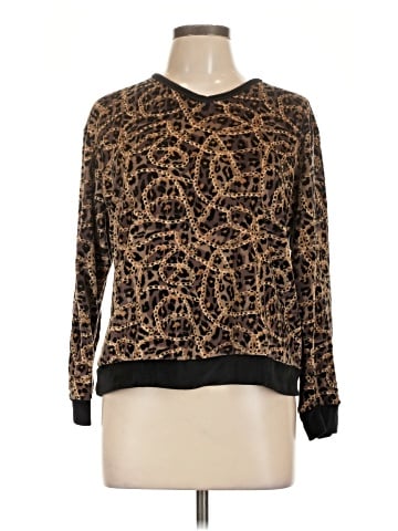 Joan Vass Long Sleeve Top (view 1)