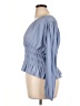 Universal Thread 100% Recycled Polyester Blue Long Sleeve Blouse Size XL (estimated) - photo 5