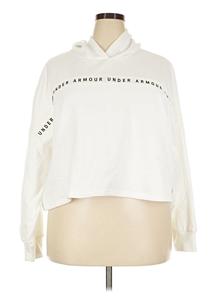 Pre-owned Under Armour Sweatshirt In White