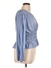 Universal Thread 100% Recycled Polyester Blue Long Sleeve Blouse Size XL (estimated) - photo 4