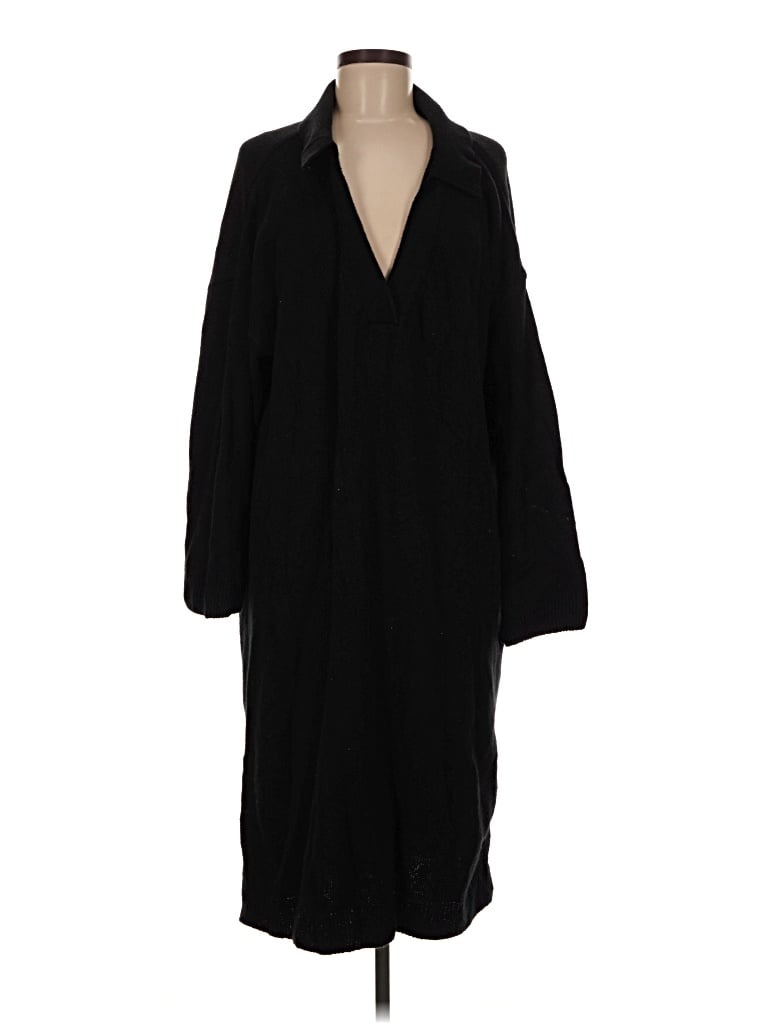 Pre-owned H&m Casual Dress In Black