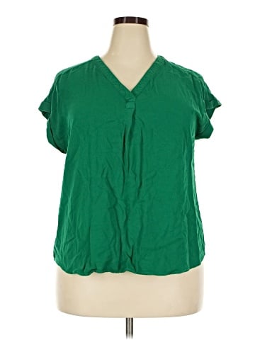 Liz Claiborne Short Sleeve Blouse (view 1)