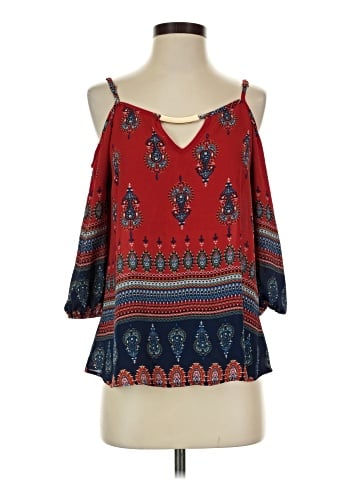 Meraki 3/4 Sleeve Blouse (view 1)