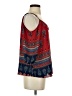 Meraki 100% Polyester Red 3/4 Sleeve Blouse Size S - photo 4