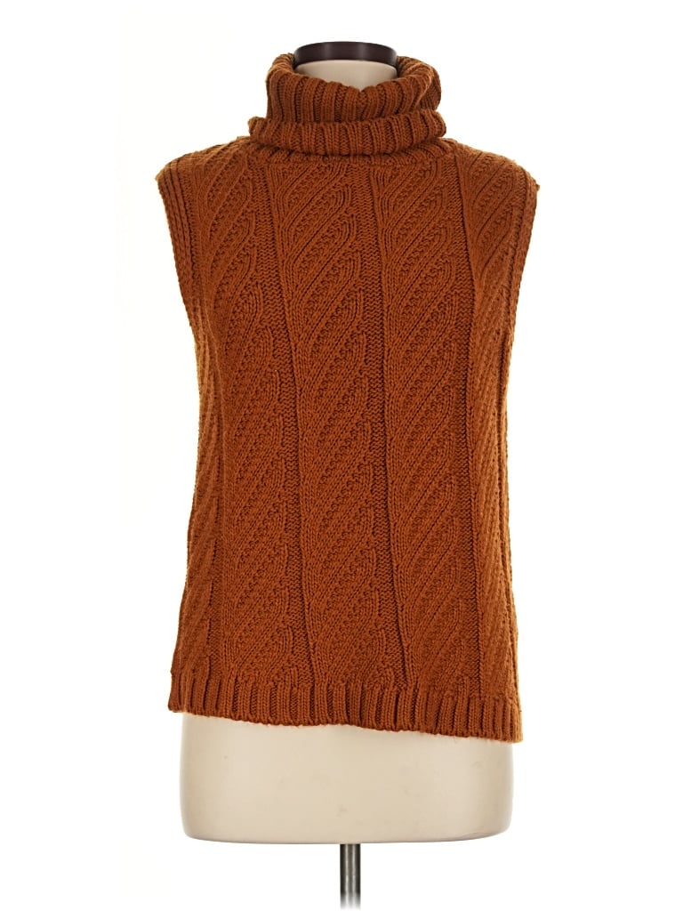 Pre-owned Asos Design Sweater Vest In Brown