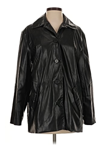 Zara Faux Leather Jacket (view 1)