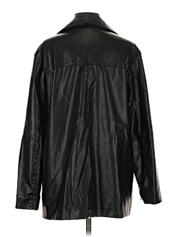 Zara Faux Leather Jacket (view 2)