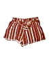Romwe Stripes Red Shorts Size M - photo 1