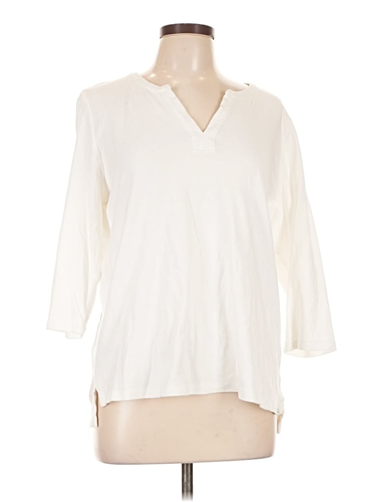 Pre-owned Orvis 3/4 Sleeve T-shirt In Ivory