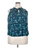 Bobeau 100% Rayon Teal Sleeveless Blouse Size 2X - photo 1