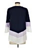 Jaclyn Smith 100% Polyester Color Block Purple 3/4 Sleeve Top Size S - photo 2