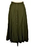 Assorted Brands Solid Green Casual Skirt Size 9 - 10 - photo 1